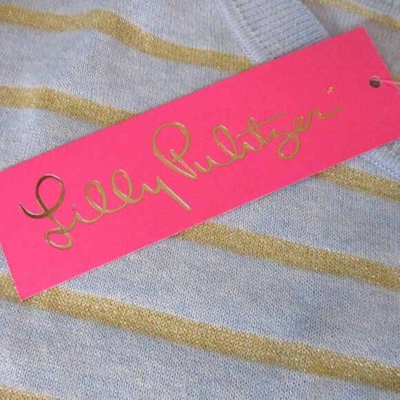 Lilly Pulitzer Cobo Shell Sweater Coastal XXS NWT - Picture 5 of 6